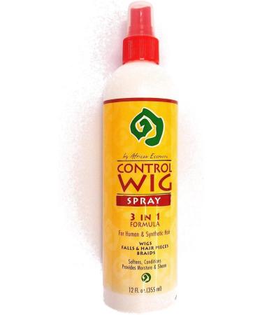Control Wig Spray 3-in-1 Formula 12oz - Long-lasting Hold, Shine & Protection - Buy Online on GoSupps.com