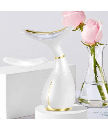 Ms.W 3-in-1 Beauty Massager for Face and Neck with Heat, Vibration and LED - Electric Facial Tool for Skin Firming and Smoothing - Buy Online on GoSupps.com