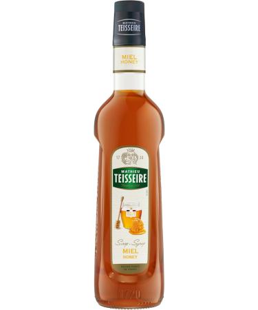 Mathieu Teisseire Honey Syrup for drinks teas coffees chocolates sodas lemonades beers cocktails with or without alcohol 70cl bottle - Buy Online on GoSupps.com