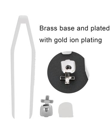 Shop Hip Hop False Tooth Accessory - Silver Cross Pattern for Halloween & Parties | International Shipping - Buy Online on GoSupps.com