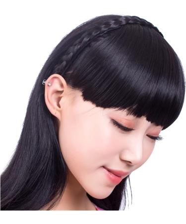 Chtom Madron hair hoops Qi Liu Hai a knife leafband Liu Hai hair (Color : Brown) - Buy Online on GoSupps.com