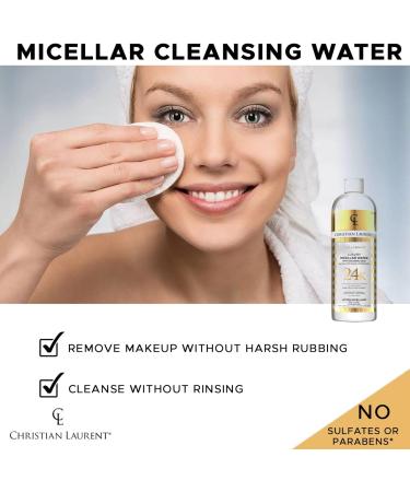 LUXURY MICELLAR EYE & FACE MAKE-UP REMOVER WITH 24K MOLECULAR GOLD - Buy Online on GoSupps.com