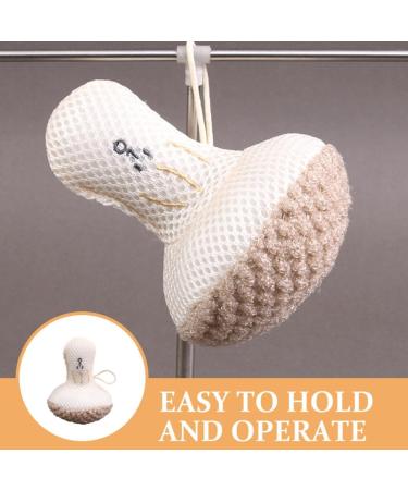 Beaupretty Cute Facial Sponge Mushroom Design Face Washing Scrubber Face Cleaner Exfoliating Sponge for Girls Women - Buy Online on GoSupps.com