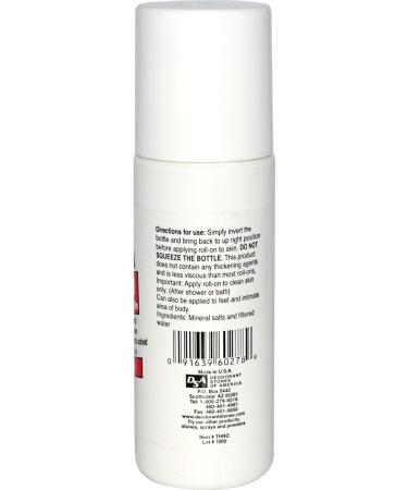 Thai Crystal Deodorant Stone All Natural Roll-On Deodorant For Body Face and Feet -- Unscented Aluminum Free & Organic With No Aluminum Solvents Parabens Propyls or Alcohol 3 fl oz. (Pack of 2) - Buy Online on GoSupps.com