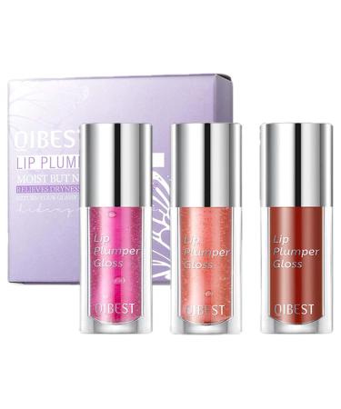 Plumping Lip Oil,Colorful Moisturizing Lip Gloss - Transparent Nutritious Lip Glow Oil Lip Balm Non-Sticky Lip Oil Colored Lip Balm For Care Jingan