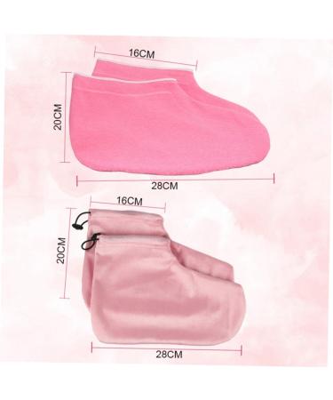 2 et Couvre Coton Thermique pour Bain de Paraffine Protection Douce pour Soins des Mains et Secs Accessoires de Th rapie Paraffine Rose Couvre - Buy Online on GoSupps.com