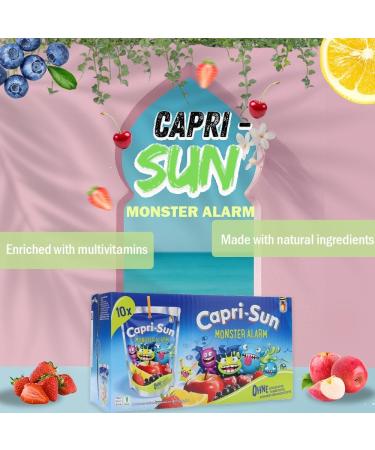 MONSTER ALARM 10x200ml - Jus multivitamin - Sans colorants artificiels ni conservateurs - Ouverture facile - dition Fun Fairy 20cl (lot de 10) - Buy Online on GoSupps.com