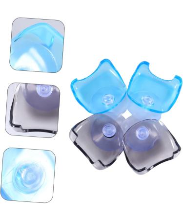 Housoutil 4-Piece Shaver Holder Set | Magic Wand Suction Razor Rack | Premium Bad Suction Hook for Easy Razor Storage - Buy Online on GoSupps.com
