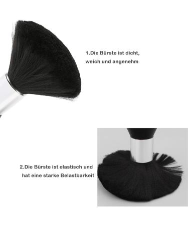GIONAR 3-Piece Hairdressing Accessory Set Neck Brush Hairdresser Hair Brush Hair Cleaning with Haircut Hairdressing Capes Professional Hair Styling and Cleaning for the Salon Black - Buy Online on GoSupps.com