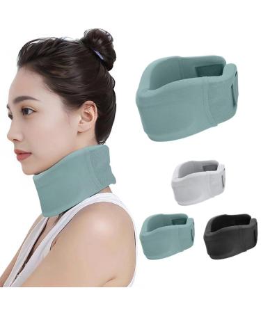 Neck Brace for Neck Pain & Support Adjustable Neck Support Brace for Sleeping Foam Support Relieves Neck Pain and Spine Pressure(Blue)
