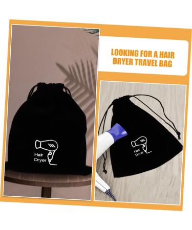 Healeved Flannel Hair Dryer Bag Flat Ironing Travel Bag Hair Dryer Travel Pouch Travel Bag for Blow Dryer and Hair Tools Hair Dryer Attachments Storage Hair Dryer Bag for Traveling - Buy Online on GoSupps.com
