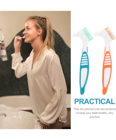 Shop Wofashpuret Travel Toothbrush Set - Perfect for Dentures & On-the-Go! Compact Toothbrush Holder & Carrier for Ultimate Convenience in International Travel. - Buy Online on GoSupps.com