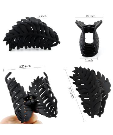 AMCAMI 8 Pack Big Hair Claw Clips - Strong Hold 3.7 Inch Nonslip Matte Clips for Women, Thin Thick Curly Hair - Hair Accessories for Women & Girls - Buy Online on GoSupps.com