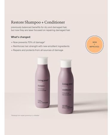 Living Proof Restore Conditioner 8 Fl Oz - Nourishing Hair Treatment - Buy Online on GoSupps.com