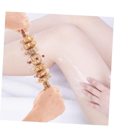 Minkissy 4-Piece Wooden Massage Tool Set - Portable Body Roller & Unicorn Headband for Fitness & Relaxation - Buy Online on GoSupps.com