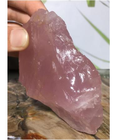 Natural Crystal Rough Natural Raw Rose Quartz Crystal Mineral Freeform Specimen Pink Gemstone Rough Sample Chakra Energy Ornament for Home Decoration - Buy Online on GoSupps.com