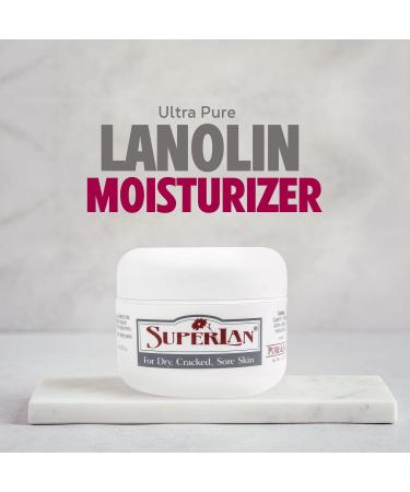 Revitalize Skin with Luxurious 100% Pure Lanolin Cream - All-Natural Hydrating & Healing Formula for Dryness Eczema & More - 1oz (Pack of 1 - Buy Online on GoSupps.com