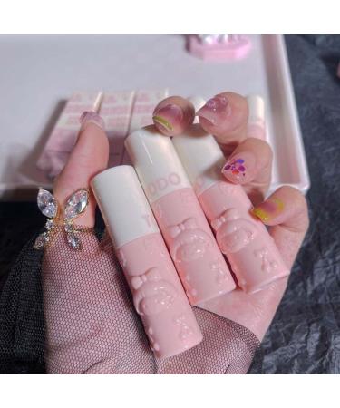  NEFLUM Relief Cerise gaufr e Lip Glaze Mirror Water Light Lip Gloss Not Fade Lip Tint Lasting Hydrateize Liquid Lipstick Cosmetics - Buy Online on GoSupps.com