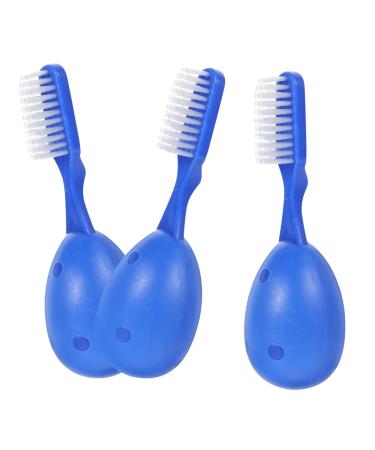 Healeved 3pcs Tooth Cleaning Brushes Prison Toothbrushes Portable Plastic Toothbrushes