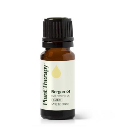 Plant Therapy Bergamot Essential Oil 10 mL (1/3 oz) 100% Pure Undiluted Uplifting Fresh Sent for Aromatherapy and Clear Skin