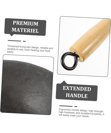Zerodeko Wok Nonstick Frying Pan Nonstick Cookware Nonstick Skillet Pan Mini Food Metal Grilling Stir Fry Skillet Mini Accessories Seafood Pan Uncoated Work Iron Noodle Cooker - Buy Online on GoSupps.com