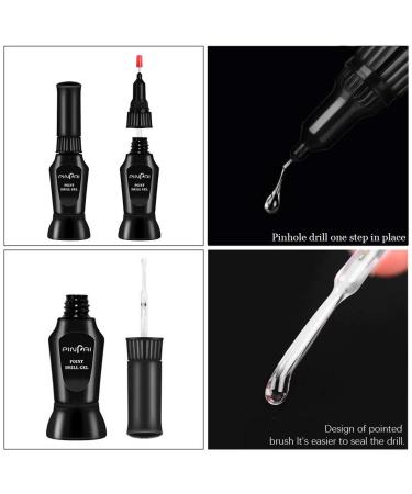 2Pack Nail Rhinestones Glue - Strong Adhesive Gel with Brush & Pen Tip for Crystal Diamond Jewelry & Acrylic Nails Decorations - Buy Online on GoSupps.com