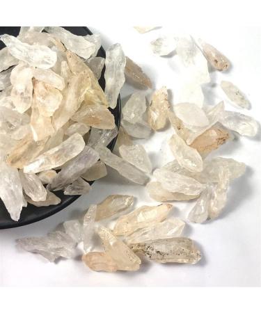 Stone Crafts 100g Natural White Quartz Crystal Stone Rock Chips Specimen Quartz Crystals Natural Stones Natural Luster - Buy Online on GoSupps.com