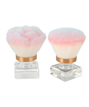 Soft Brush Blush Brush Multipurpose Makeup Powder Brush with Fiber Bristles Comfortable Handle Fine Craft for Blush Loose Powder Nail Powder