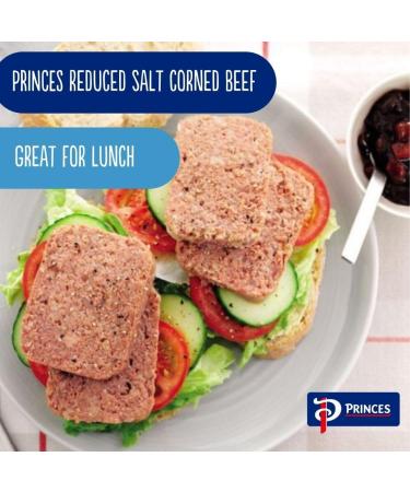 Princes Reduced Salt Corned Beef 340g - Delicious and Healthier Option - Buy Online on GoSupps.com