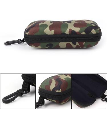 Exing Zipper Sunglasses Hard Case - Camouflage EVA Portable Eyewear Box for Men & Women - Buy Online on GoSupps.com