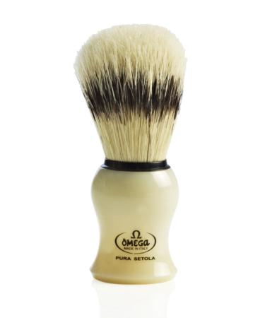 Omega 80266 shaving brush real bristle