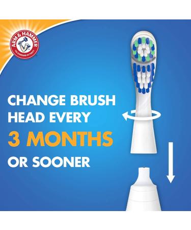 Arm & Hammer Spinbrush Pro Series White Electric Toothbrush Replacement Brush Heads - Soft Bristles 2 Count (Pack of 2) - Buy Online on GoSupps.com