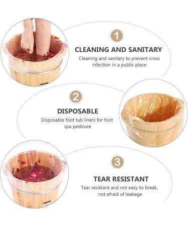 MILISTEN 140pcs Paraffin Bath Liners for Foot - Plastic Foot Covers for Therabath - Thermal Foot Protectors for Wax Treatments - Buy Online on GoSupps.com