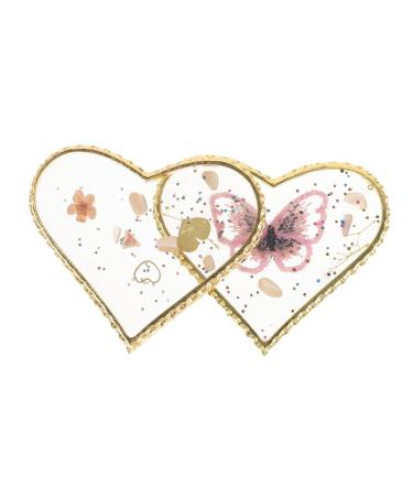 Didiseaon 2pcs Nail Polish Phnom Penh Nail Cosmetic Tool Mix Nail Art Tray Resin Gel Display Board Makeup Plate Agate Crystal Manicure Nail Piece Color Mixing Plate Tray