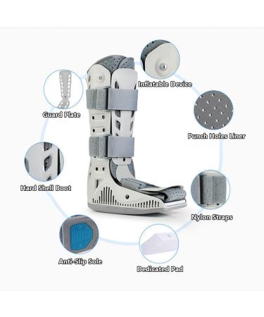 Walker Brace/Walking Boot for Foot & Ankle Injuries - Fracture Protection & Healing | Short & L Sizes - Buy Online on GoSupps.com
