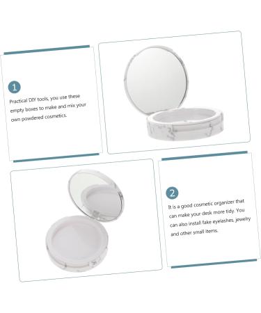 Healeved 2pcs Storage Box Travel Cosmetic Containers Powder Case for Travel Powder Puff Holder 1 g (Pack of 1) Assorted Color - Buy Online on GoSupps.com