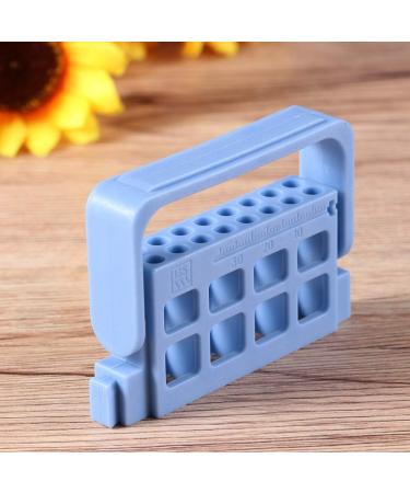 Artibetter 16 Holes Plastic Dental Holder Stand for Root Canal File Disinfection - Blue | Dentist Tools Stand - Buy Online on GoSupps.com