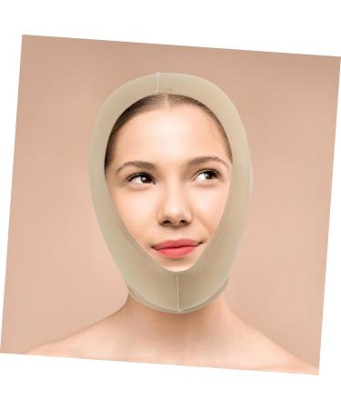  DECOMELODY 1 pc thin face mask women shaper chin shaper face mask skin care Lightweight face mask v face ice silk mask v face headgear Ice silk Beige - Buy Online on GoSupps.com