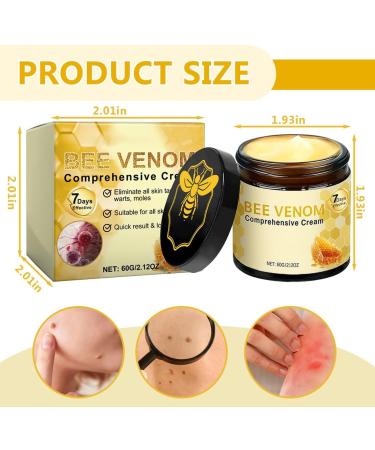 VRYNDH 2 Pieces Beesril cream 60g professional ointment with bee venom for all skin types - Buy Online on GoSupps.com