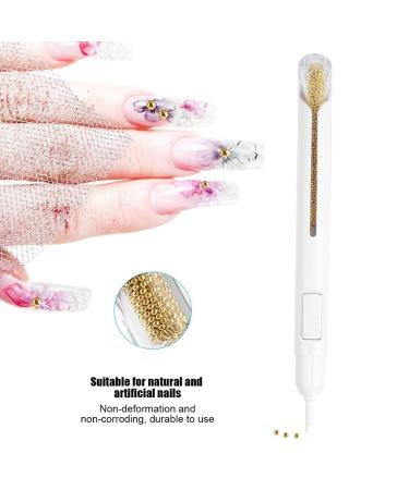 Nail Art Bullion Abbey - Gold Metal Beads for DIY Manicure Decorations | Perfect for Natural & Artificial Nails - Buy Online on GoSupps.com