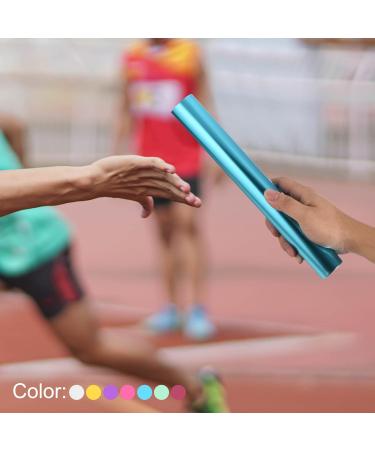 Aluminum Alloy PATIKIL Relay Track Batons Set - Green Silver | Outdoor Athletics Race Stick - Buy Online on GoSupps.com