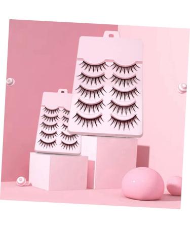 FRCOLOR 10 Pairs Fake eyelashes lash extension false lashes japanese segmented false eyelashes adhesives false eyelashes natural fake lashes short false eyelashes extend Miss fiber cross - Buy Online on GoSupps.com