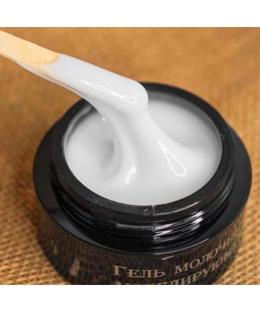 G n rique OPZIA UV Nail Builder Gel - Milky White - 2-in-1 Nail Extension and Modelling - UV LED Gel for Strengthening - Easy to Apply - Nail Art Nails - 50 ml