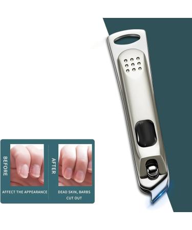 UNbit Nail Clipper Nail Clippers Inclined Mouth Nail Nippers Trimming Finger Dead Skin Barb Nail Tip Cutter Cuticle Scissors for Home Use and Carry - Buy Online on GoSupps.com