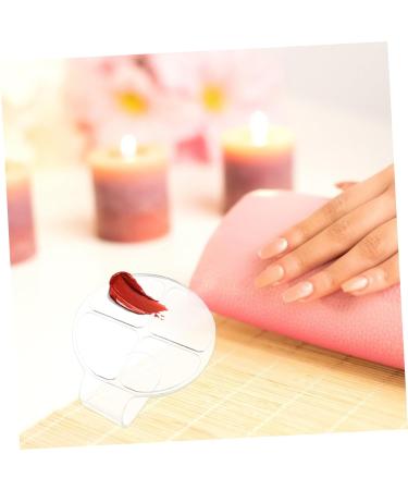 Palette Round Serving Tray - Acrylic Color Mixing Plate for Makeup | Handheld Eyeshadow Mixing Tool & Spatula - Perfect for Liquid Cosmetics - Buy Online on GoSupps.com