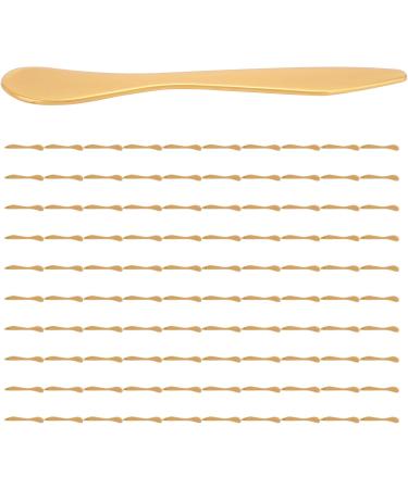 Qukaim DIY Mask Tool Facial Mask Spatula DIY Cream Mixing Stick Gold Beauty Salon Tool Set - Buy Online on GoSupps.com