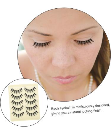 Beavorty 5 Pairs Fake Eyelashes Fake Lashes Natural False Eyelashes Fluffy Eyelashes Extensions Makeup Accessories False Eyelashes Fluffy Women Makeup Tools Women Lashes False Lashes Fiber - Buy Online on GoSupps.com