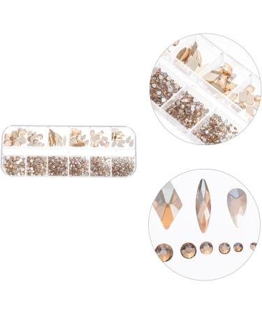 Ipetboom 1 Box Nail Art Flat Drill Rhinestones for Nails DIY Manicure Nail Jewelry Nail Patches Nails Gems Nail Jewels Rhinestones Nails Rhinestones Nail Art Gems Boutique Glass Decorations - Buy Online on GoSupps.com