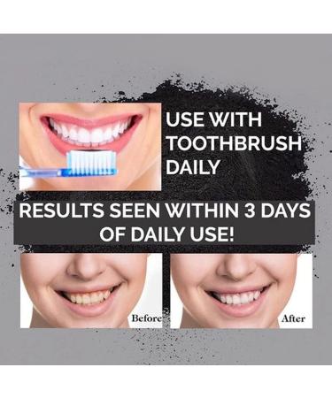 Organic Coconut Activated Charcoal Teeth Whitening Powder - Sensitive Tooth & Gum Cleanse - Vegan & Gluten-Free - Buy Online on GoSupps.com