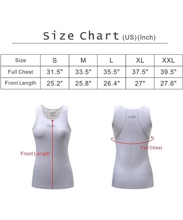 Bpbtti Women's Quick Dry Sleeveless Base Layer Tank Top - Large Gray - Buy Online on GoSupps.com